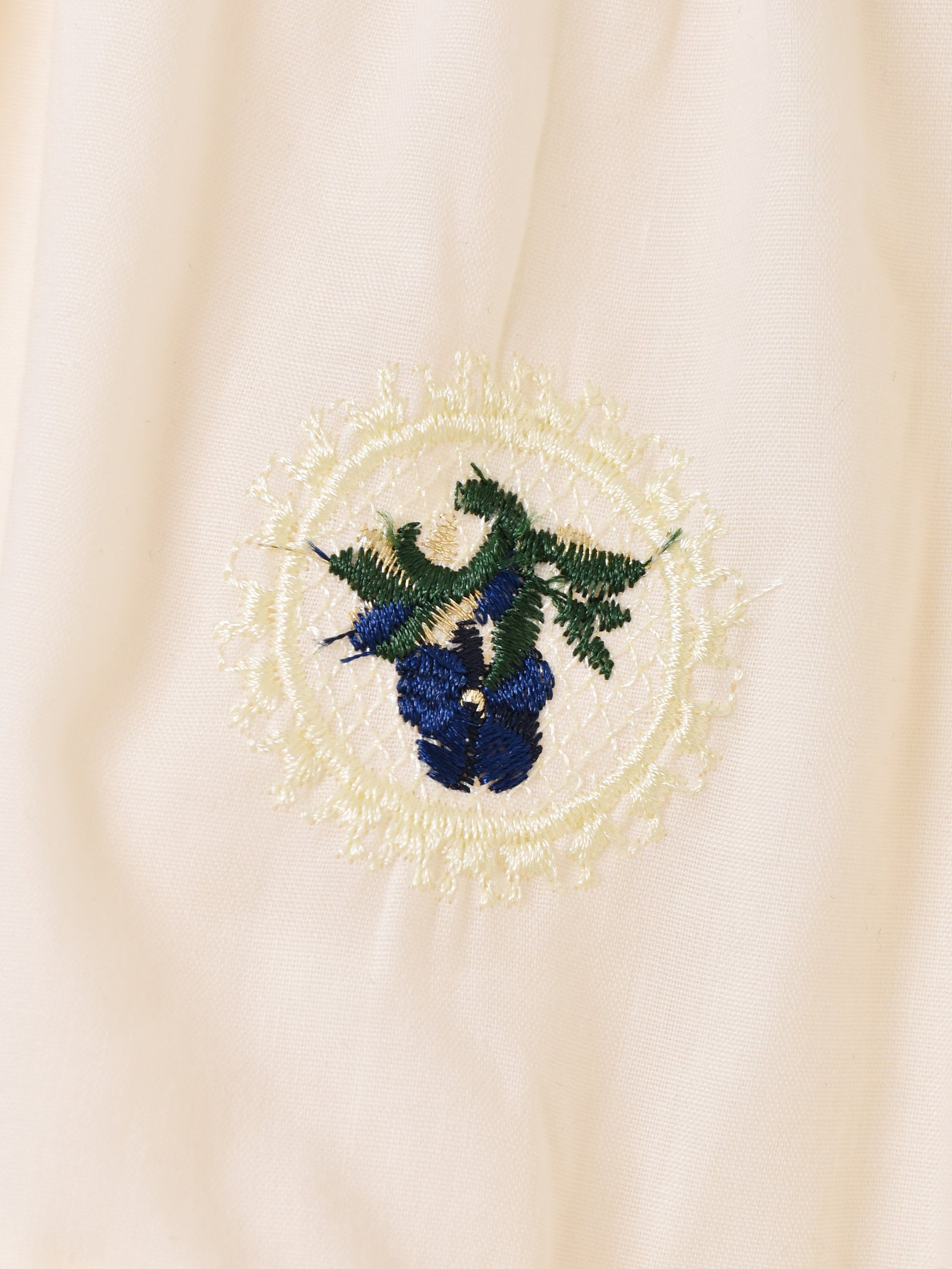 中国のアンティーク刺繍 蝶の刺繍開き名古屋帯