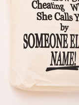 プリント トートバッグ「SOMEONE ELSE'S NAME!」