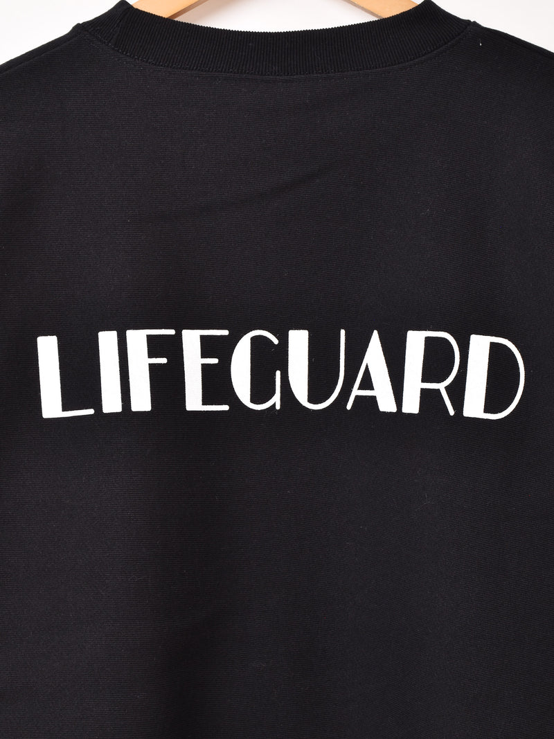 【2色展開】 プリント ヘビーオンス スウェットシャツ「LIFE GUARD」