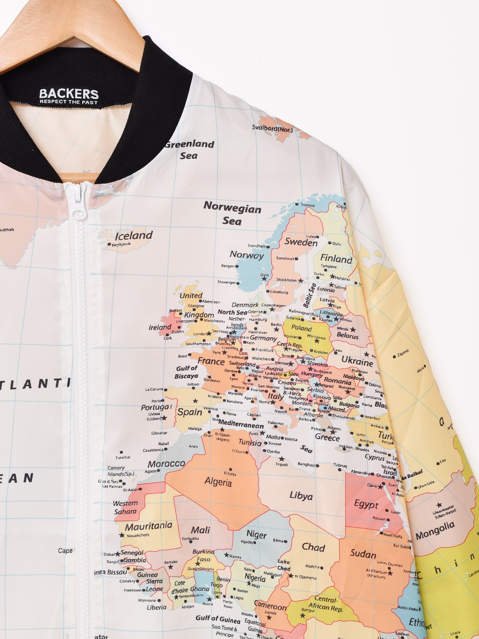 2色展開】Backers マップ柄 ジャケット – 古着屋Top of the Hillの