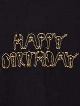 【2色展開】 プリント ロングスリーブTシャツ「HAPPY BIRTHDAY」
