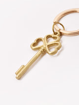 クローバー 鍵 キーホルダー