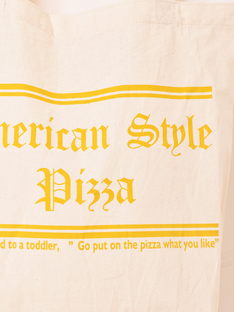 プリント トートバッグ「American Style Pizza」