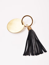 プレート&タッセル キーホルダー