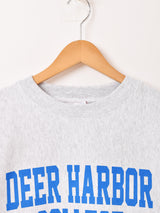 【2色展開】 プリント ヘビーオンス スウェットシャツ「DEER HARBOR COLLEGE」