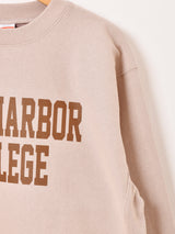 【2色展開】 プリント ヘビーオンス スウェットシャツ「DEER HARBOR COLLEGE」