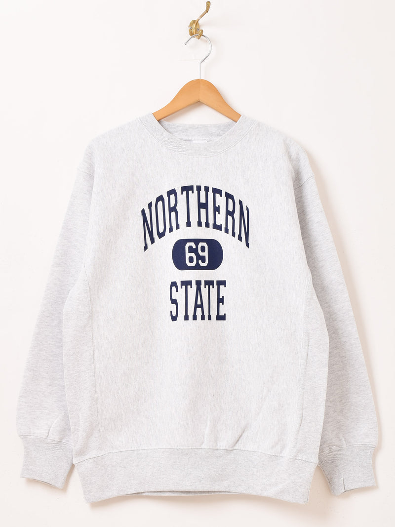 【2色展開】 プリント ヘビーオンス スウェットシャツ「NORTHERN STATE」