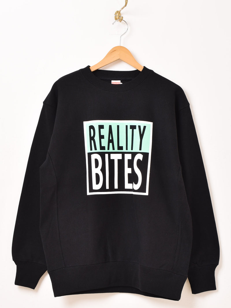 【2色展開】 プリント ヘビーオンス スウェットシャツ「REALITY BITES」