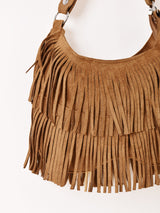 【2色展開】2way フリンジ ショルダーバッグ