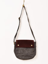 【2色展開】ワックスドコットン ミニショルダーバッグ