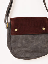 【2色展開】ワックスドコットン ミニショルダーバッグ