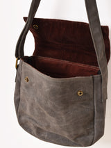 【2色展開】ワックスドコットン ミニショルダーバッグ