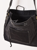 【2色展開】ワックスドコットン ショルダーバッグ