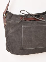 【2色展開】ワックスドコットン ショルダーバッグ