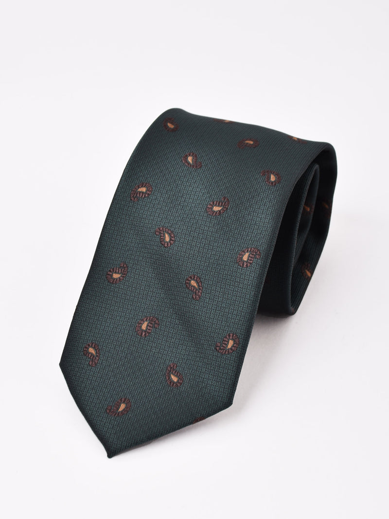 【3色展開】ミニペイズリー柄 ネクタイ