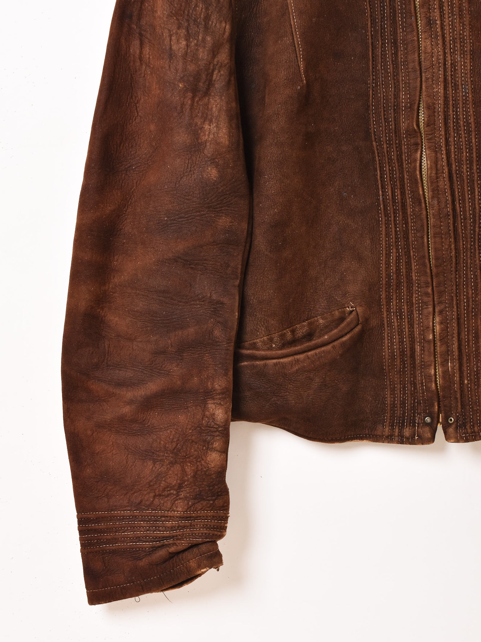 30's〜40's Leather Kraft レザー スポーツジャケット – 古着屋