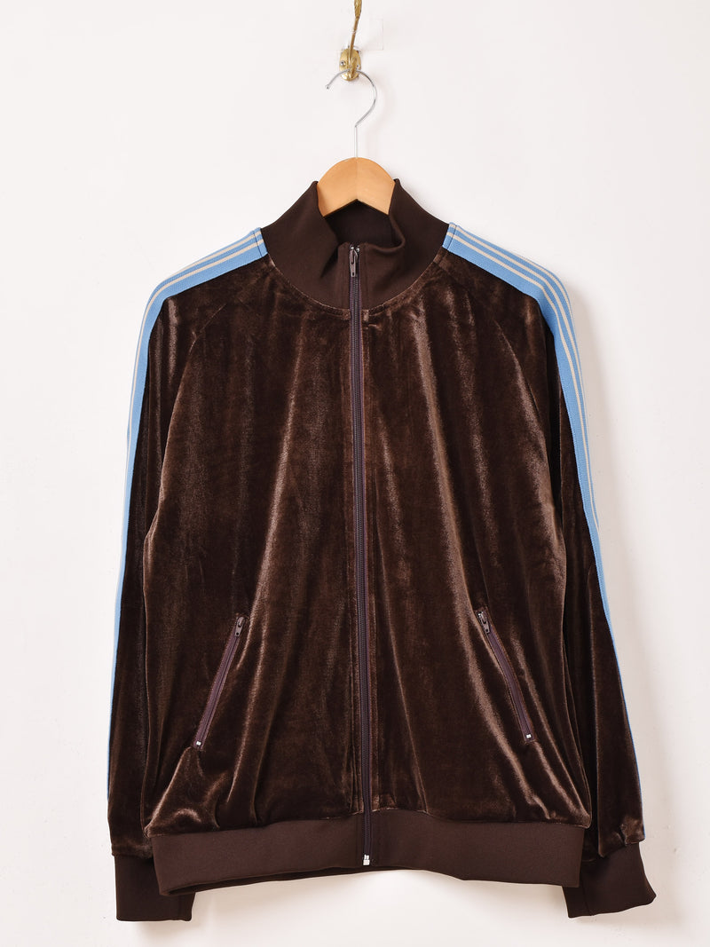 3色展開】Meridian ライン入り ベロア ジョグトップ – 古着屋Top of