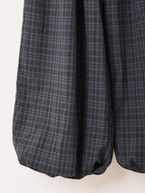 【2色展開】Meridian チェック柄 バルーンパンツ