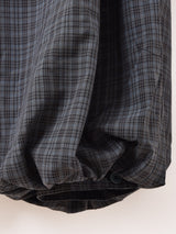 【2色展開】Meridian チェック柄 バルーンパンツ