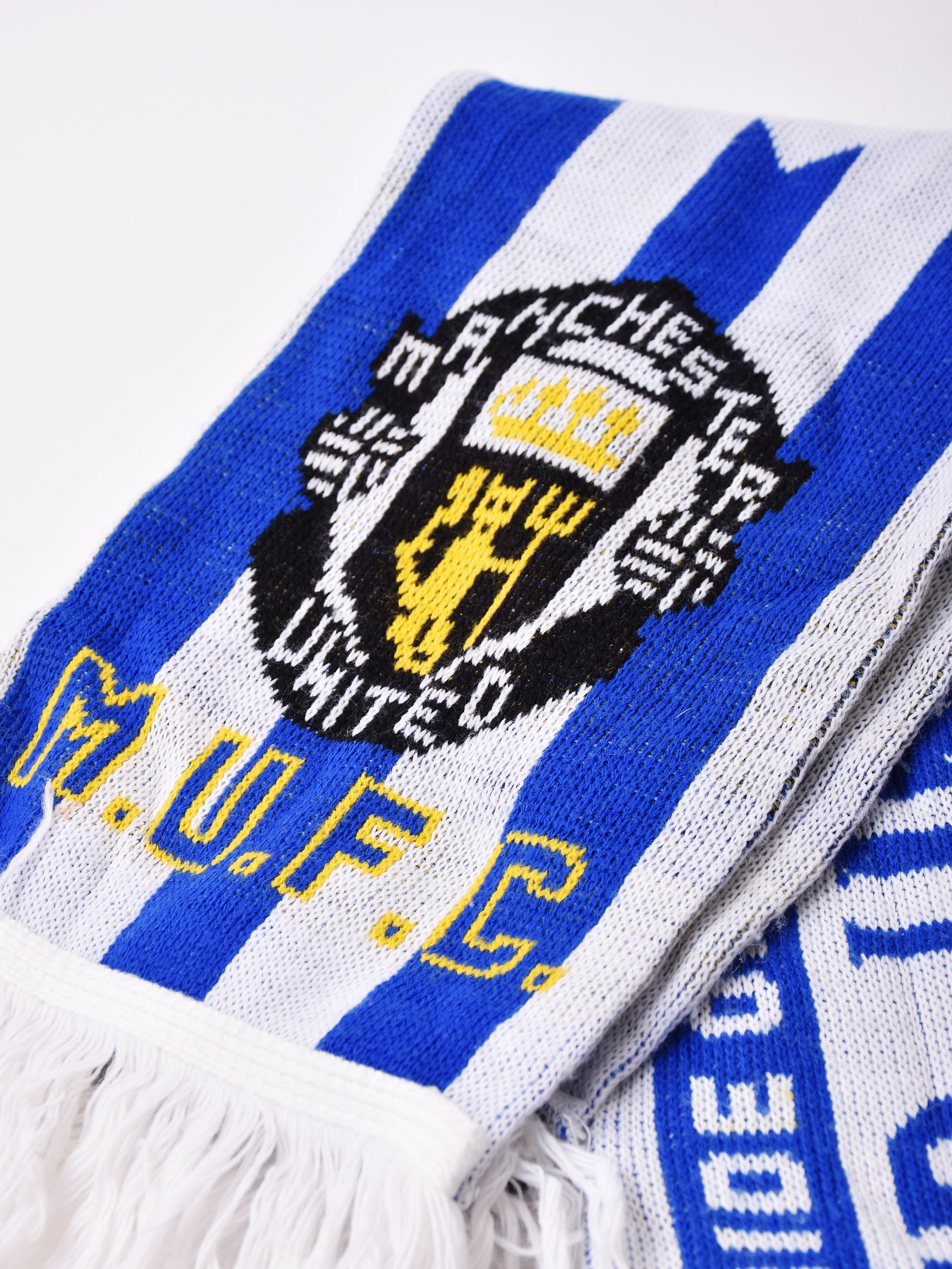 【1点物】ウエストハムユナイテッドFC サッカーマフラー スカーフ古着ビンテージ 1点物】ウエストハムユナイテッドFC サッカーマフラー スカーフ