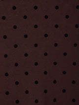 【3色展開】Meridian ドット柄 長袖 シアーカットソー