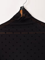 【3色展開】Meridian ドット柄 長袖 シアーカットソー