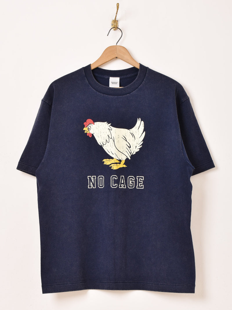 2色展開】Backers プリントTシャツ「NO CAGE」 – 古着屋Top of the