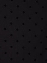 【3色展開】Meridian ドット柄 長袖 シアーカットソー