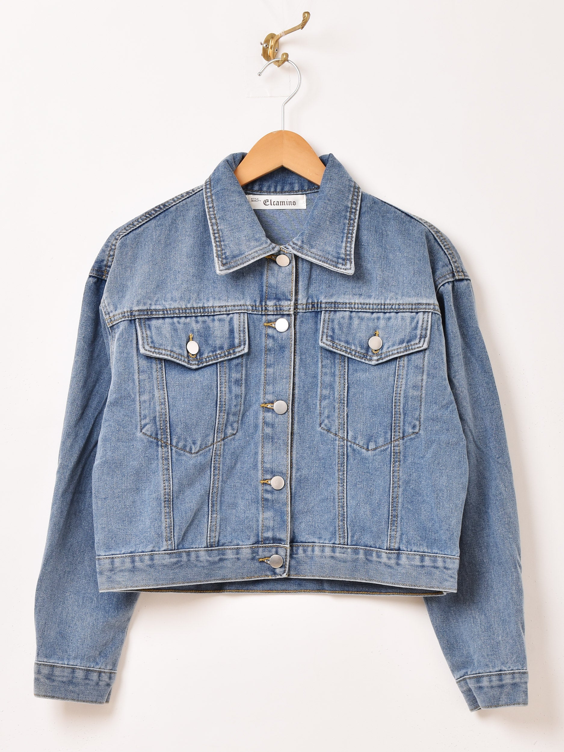 2色展開】Elcamino ショート デニムジャケット – 古着屋Top of