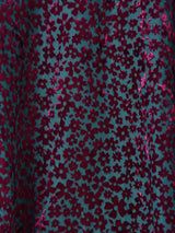 【2色展開】Meridian 花柄 長袖 シアーカットソー