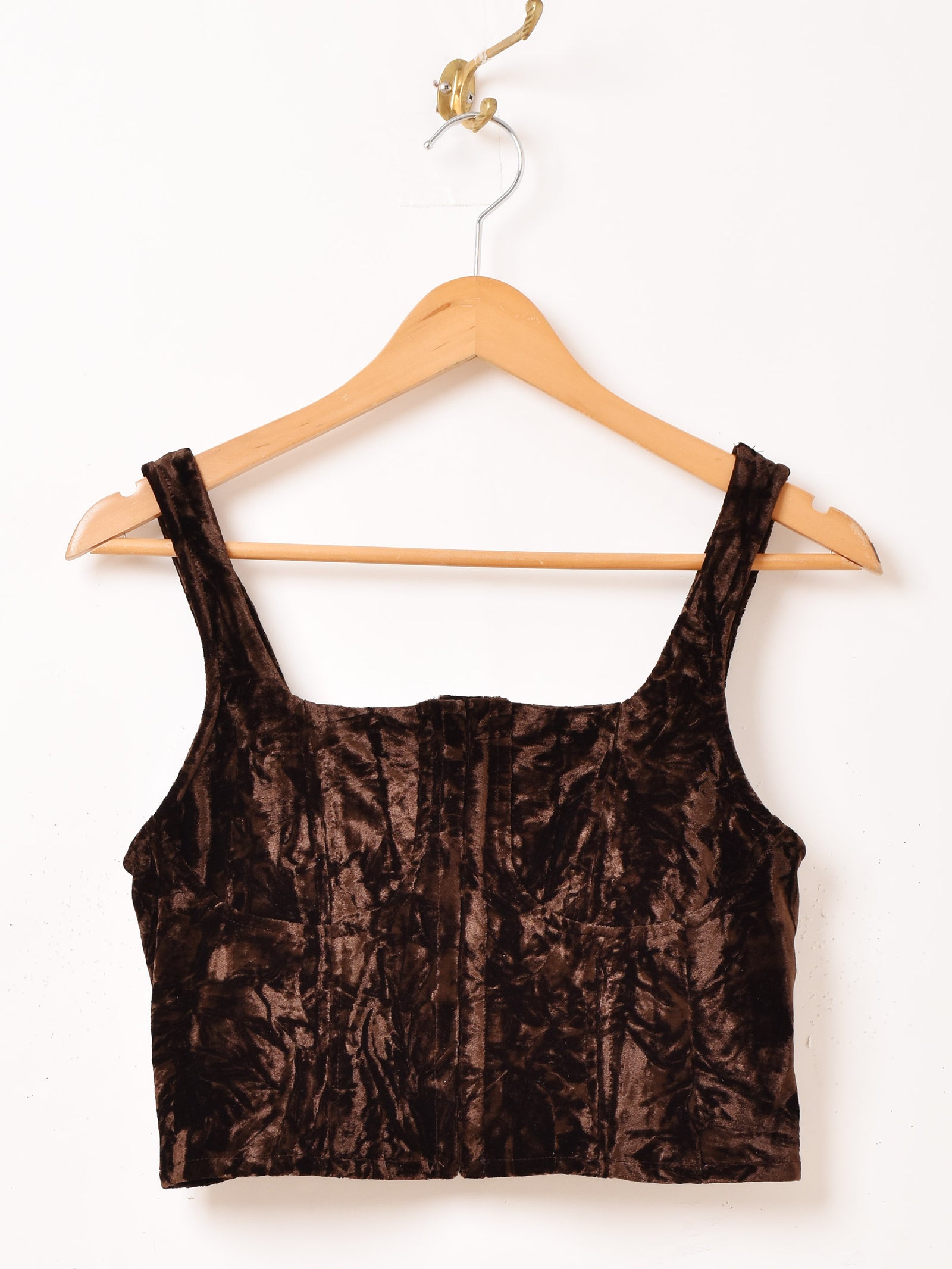 【完売入手困難】 ココディール 新品タグ付　ベロアビスチェキャミソール ブラウン ベロアビスチェキャミソール｜PETAL ONLINE（ペタルオンライン）