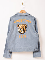 【2色展開】Backers 刺繍入り コーデュロイジャケット「ROSSFORD 1957」