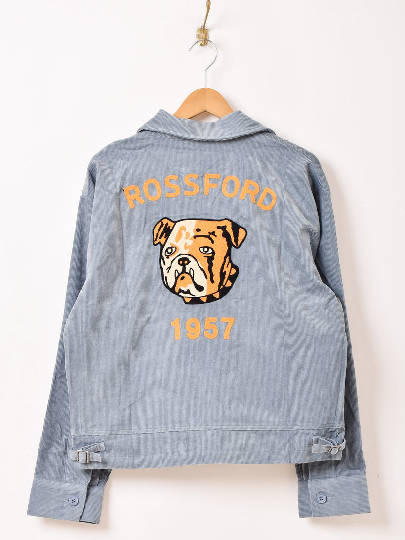 2色展開】Backers 刺繍入り コーデュロイジャケット「ROSSFORD 1957