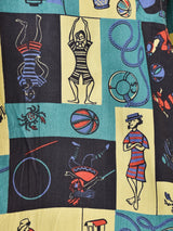 Backers 総柄 サーカス柄 長袖シャツ