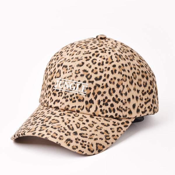 レオパード柄 刺繍入り キャップ「JUNGLE」 – 古着屋Top of the Hillの
