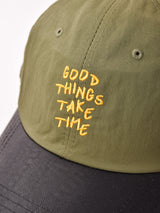 刺繍入り ナイロンキャップ「GOOD THINGS」