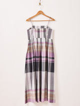 【3色展開】Emerald Motel チェック柄 キャミソールワンピース