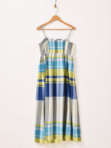 【3色展開】Emerald Motel チェック柄 キャミソールワンピース
