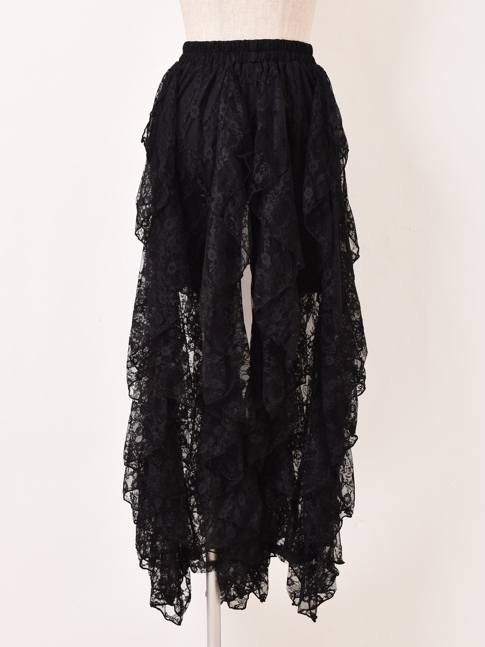 2色展開】Meridian レース スパイラル フリルパンツ – 古着屋Top of