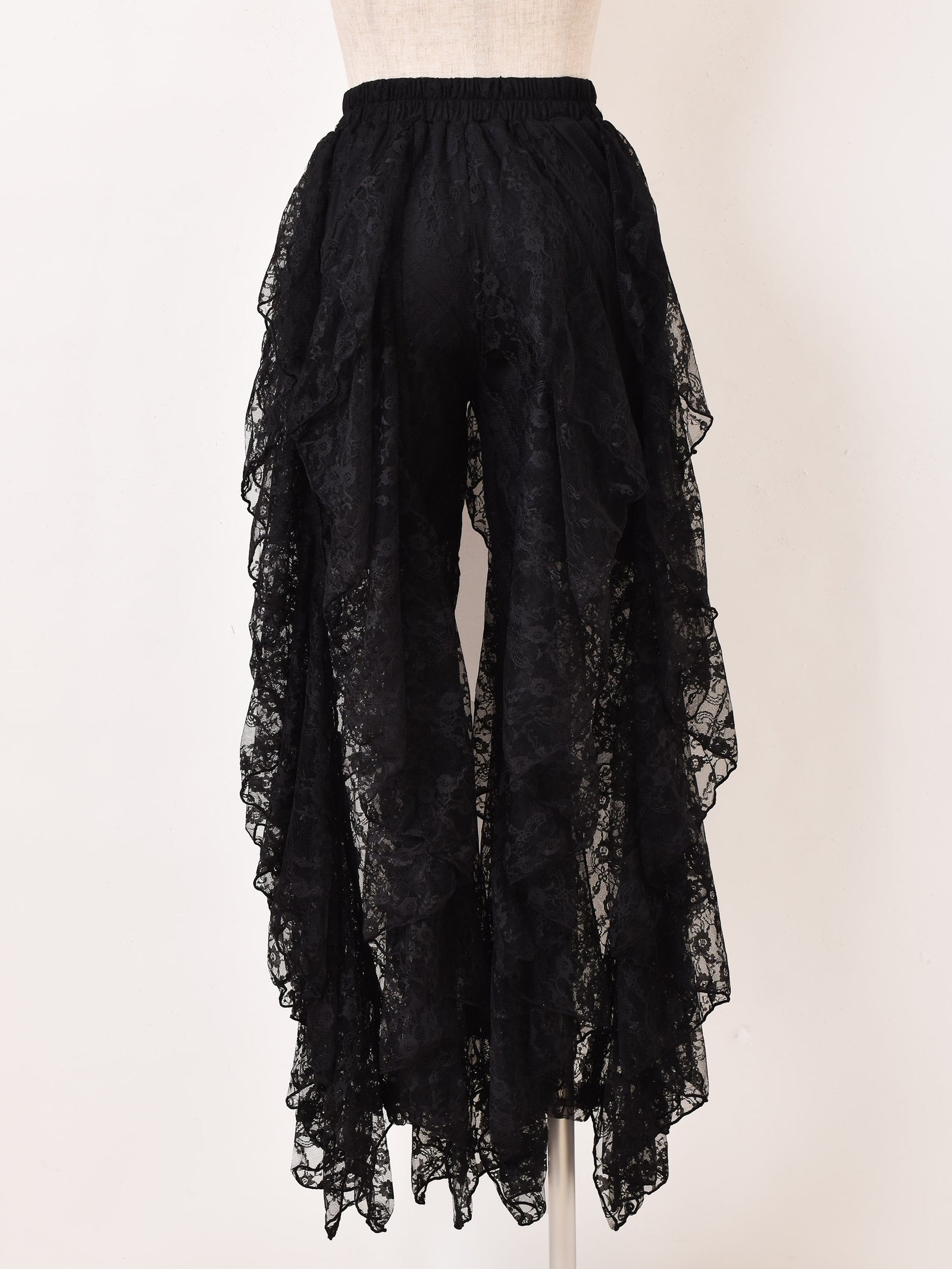 2色展開】Meridian レース スパイラル フリルパンツ – 古着屋Top of