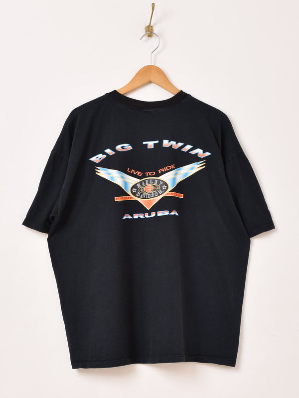 90's〜 Harley Davidson 両面プリント Tシャツ