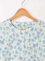 【4色展開】Elcamino 総柄 アソートプリント カーディガン