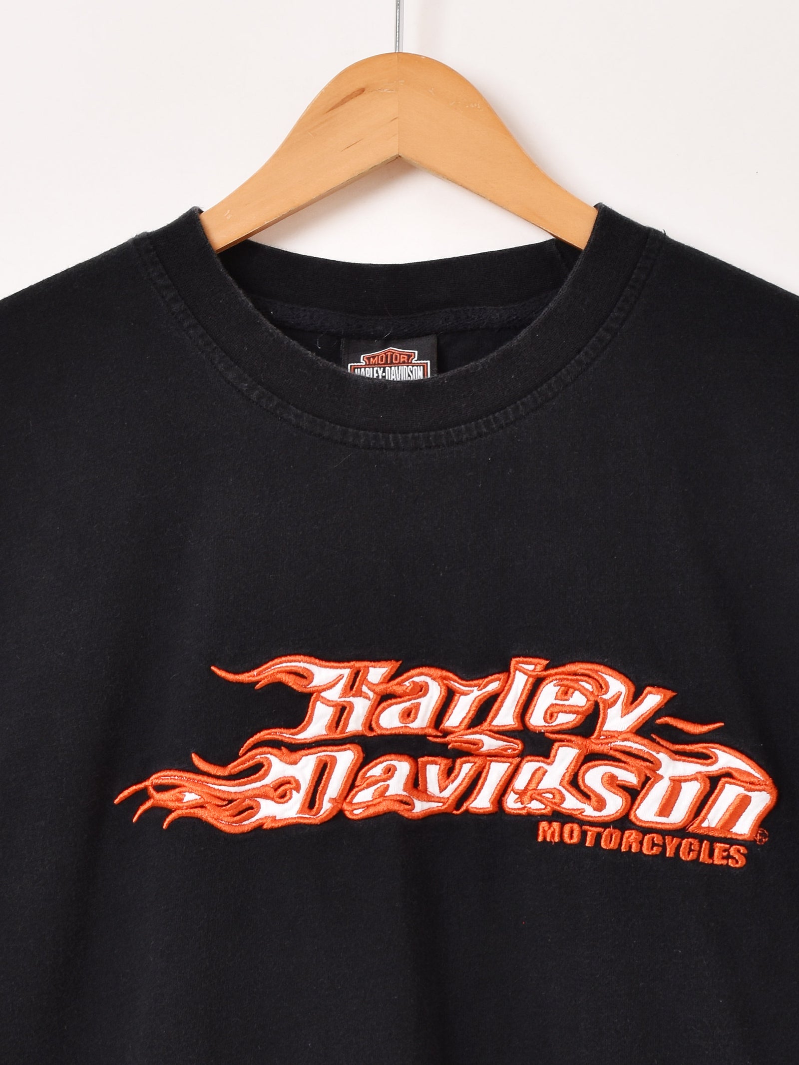 Harley Davidson ロゴ刺繍 Tシャツ – 古着屋Top of the Hillの