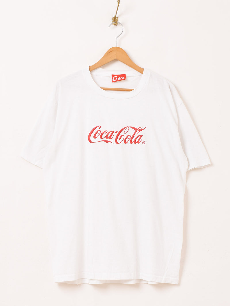 90's〜 アメリカ製 Coca-Cola 刺繍 Tシャツ