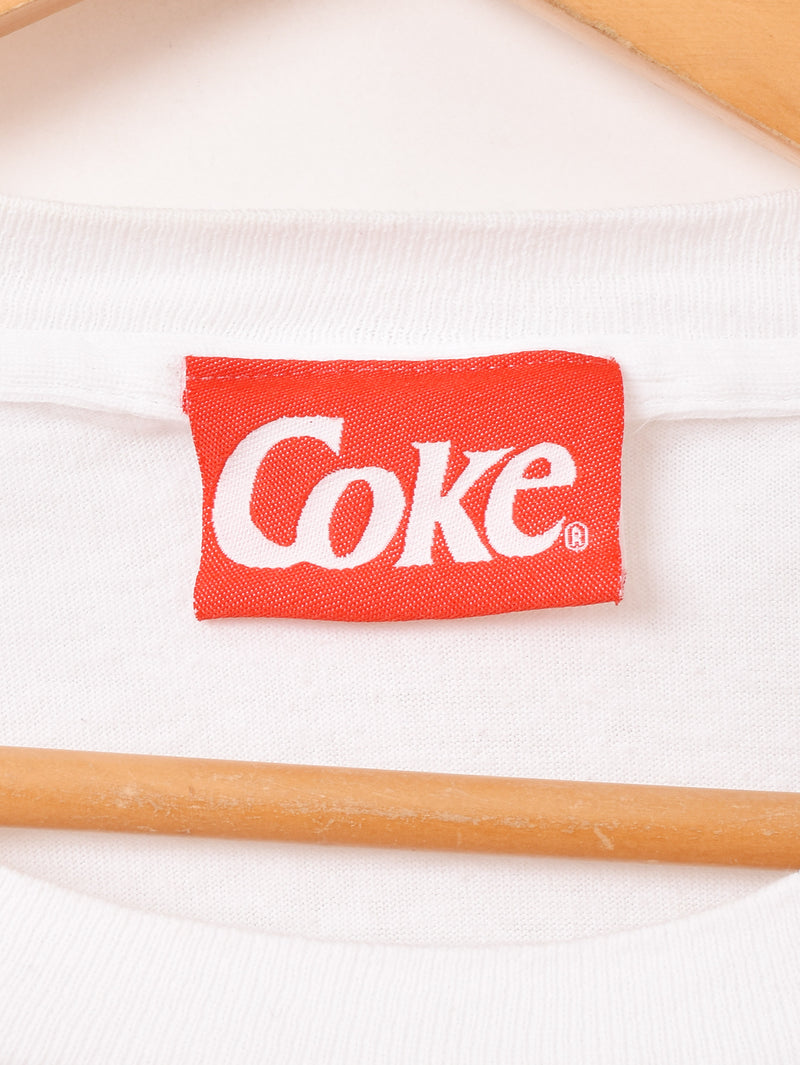 90's〜 アメリカ製 Coca-Cola 刺繍 Tシャツ
