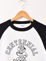 【2色展開】 長袖 ラグランTシャツ「CENTENNIAL FOOTBALL 」