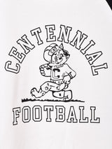 【2色展開】 長袖 ラグランTシャツ「CENTENNIAL FOOTBALL 」