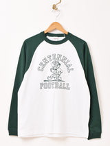 【2色展開】 長袖 ラグランTシャツ「CENTENNIAL FOOTBALL 」