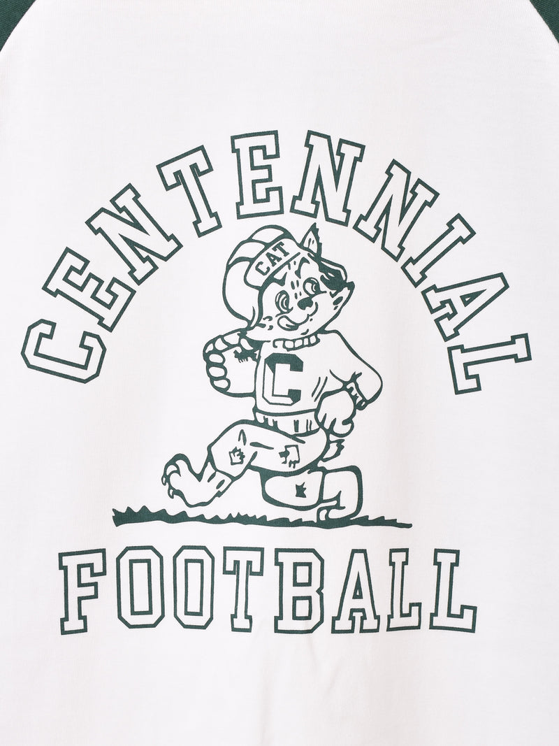 【2色展開】 長袖 ラグランTシャツ「CENTENNIAL FOOTBALL 」