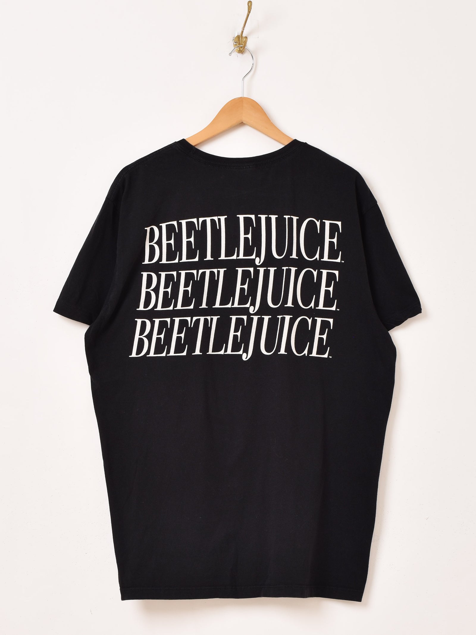 Beetlejuice」両面プリントTシャツ – 古着屋Top of the Hillのネット 